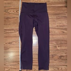 purple lululemon athletica leggings